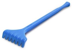 Rolf hark blauw tuingereedschap 65cm - stevig en duurzaam