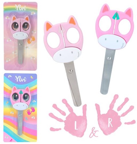 Depesche unicorn schaar roze voor kinderen - Ylvi knutsel schaar