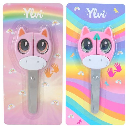 Depesche unicorn schaar roze voor kinderen - Ylvi knutsel schaar-2
