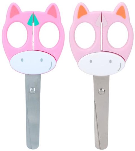 Depesche unicorn schaar roze voor kinderen - Ylvi knutsel schaar-3