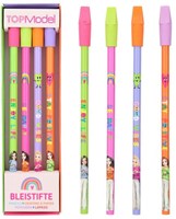 Depesche TOPModel potloden met gum SELFLOVE - kleurrijke schrijfset voor kinderen-2