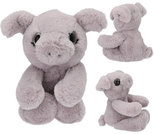 Depesche knuffel varken SNUKIS 25 cm zacht speelgoed varken
