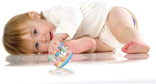 Tolo Baby telraam rammelaar - educatief pastel speelgoed voor baby's-2