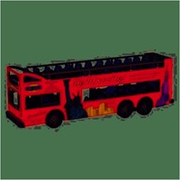 Metal Earth bouwset Big Apple Tour Bus modelbouw met metaal