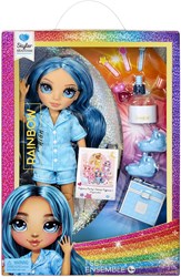 Rainbow High modepop junior high pyjamaparty Skyler blauw 23 cm speelgoed