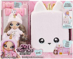 MGA Entertainment poppen speelset rugzak eenhoorn - Na! Na! Na! Surprise 3-in-1 Britney Sparkles