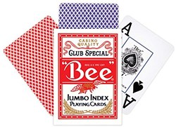 Bee speelkaarten Jumbo Index - klassiek casino kaartspel