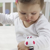 Mom's Care SOFT BABY TOYS Hand rattle Frog-2