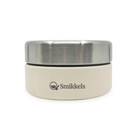 Smikkels - RVS foodjar 280ml wit - snackbeker voor kinderen