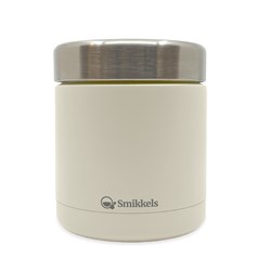 Smikkels thermos lunchbox - voedselcontainer zacht wit 350ml