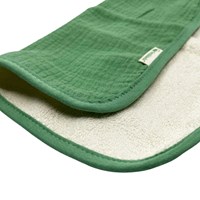 Smikkels baby monddoekjes set groen biologisch katoen absorberend-3