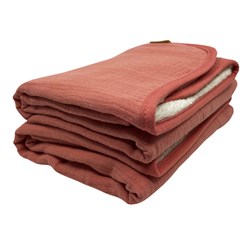 Smikkels babydoeken set roze - hydrofiel en badstof - biologisch katoen