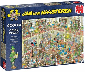 Jumbo puzzel Jan van Haasteren De bibliotheek - 2000 stukjes