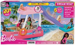 BEX Barbie droomboot speelset met accessoires en glijbaan - Barbie boot