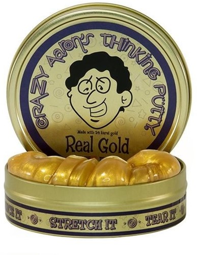 Crazy Aaron's putty Gelt with Real Gold