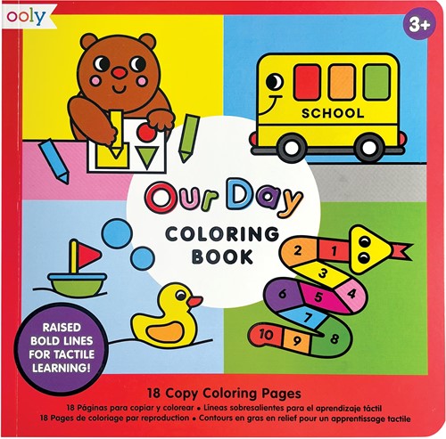 Ooly - Our Day Copy Coloring Book