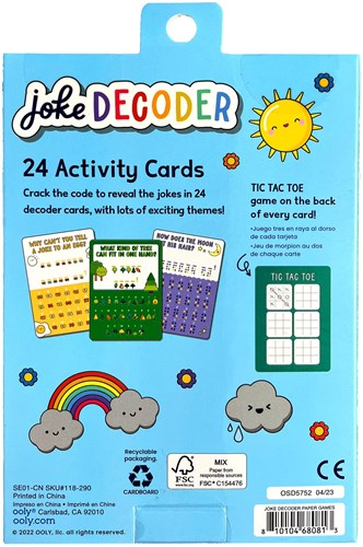 Ooly - Moppen Decoder Activiteitenspel kaarten voor kinderen-2