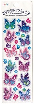 Ooly stickers - Stickiville magere vlinders met glitters