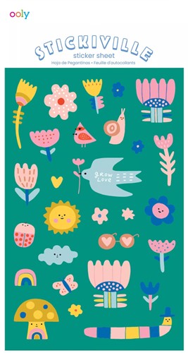 Ooly - Stickiville Stickers X Suzy: Garden Of Love - Standard (1 Sheet)