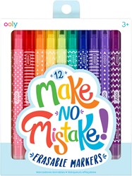Ooly stiften Make No Mistake - uitwisbare markers set 12 kleuren