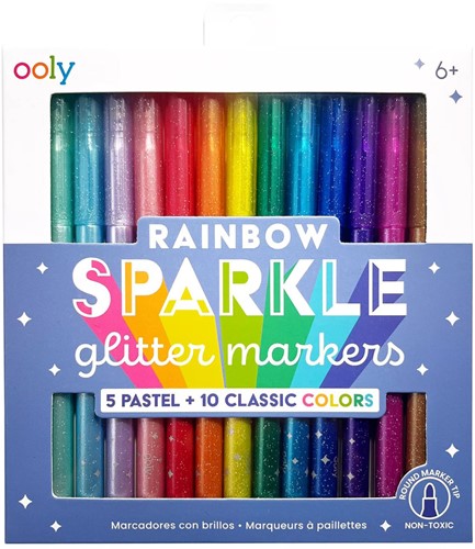 Ooly - Rainbow Sparkle Glitter Markers