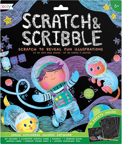 Ooly Scratch & Scribble 'Outer Space Explorers'