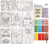 Ooly aquarel kunstset - Forest Adventure - creatieve schilderkit voor kinderen en volwassenen-3