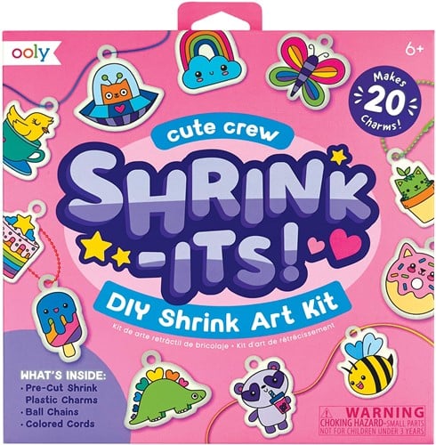 Ooly - Shrink-Its! D.I.Y. Shrink Art Kit - Cute Crew