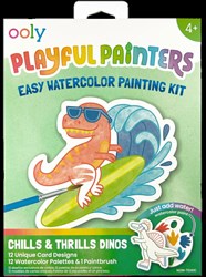 Ooly aquarelverfset speelgoed - Playful Painters dinosaurus schilderen