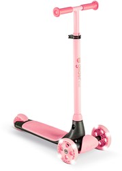 Yvolution Yglider driewielige step Kiwi Roze