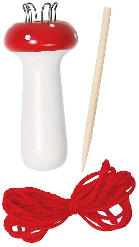 Goki houten punnikset paddenstoel - creatief speelgoed voor kinderen