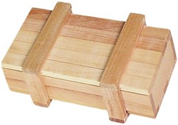 Goki magische trucdoos houten puzzelbox met geheime opening