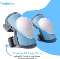 Yvolution valbescherming set blauw - bescherming voor kinderen-3