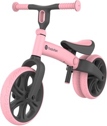 Yvolution loopfiets Yvelo Jr roze - verstelbaar zadel en stuur