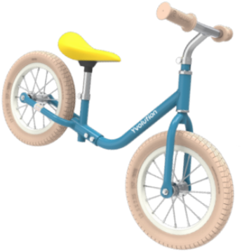 Yvolution loopfiets blauw - Classic Balance Bike Air met luchtbanden-2