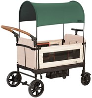 Yvolution bolderkar wandelwagen groen - opvouwbare kinderkar met zonnekap
