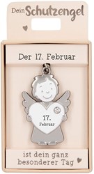Depesche beschermengel hanger - sleutelhanger cadeau 17 februari