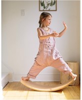 Kinderfeets houten balansbord / balance board kinderen - Naturel-2