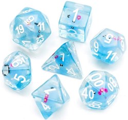 Foam Brain Games Blue Octopus RPG Dice Set