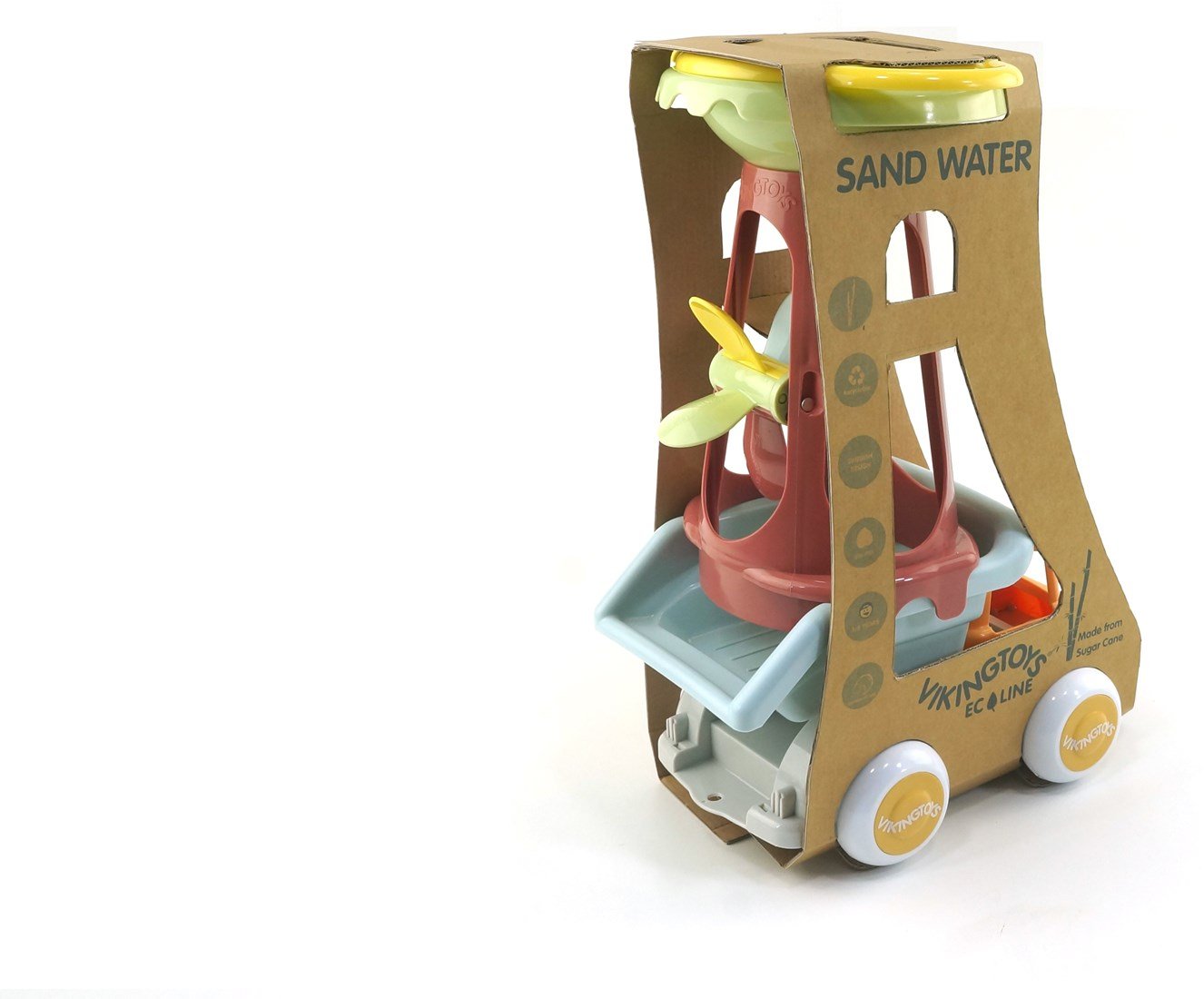 Viking Toys Ecoline Zand & Water Molen op vrachtwagen