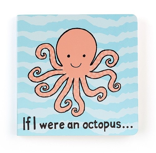 Jellycat Boek Als Ik Een Octopus Zou Zijn - 15x2x15cm