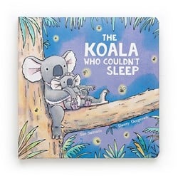 Jellycat Boek De Koala Die Niet Kon Slapen - 1x21x21cm