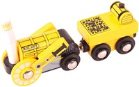 BigJigs Houten Stoomlocomotief Replica - Rocket trein speelgoed-3
