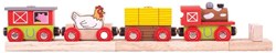 BigJigs houten trein Farmyard - boerderij speelgoedtrein