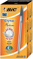 BIC 50 Bic Cristal in doos zwart