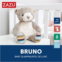 Zazu knuffel nachtlampje deluxe met muziek - Bruno beer slaaptrainer-3