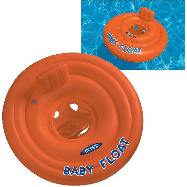 pak stam Nieuwjaar INTEX baby float / zwemband / zwemtrainer - 1 tot 2 jaar - tot 15 kilo