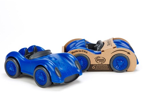 Green Toys raceauto blauw duurzaam speelgoedauto-2