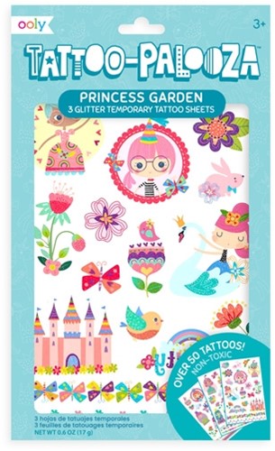 Ooly - Tattoo Palooza Temporary Tattoos - Princess Garden