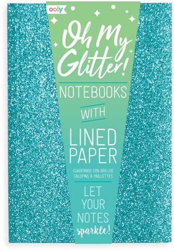 Ooly - Oh My Glitter! Notebooks - Aquamarine & Sapphire